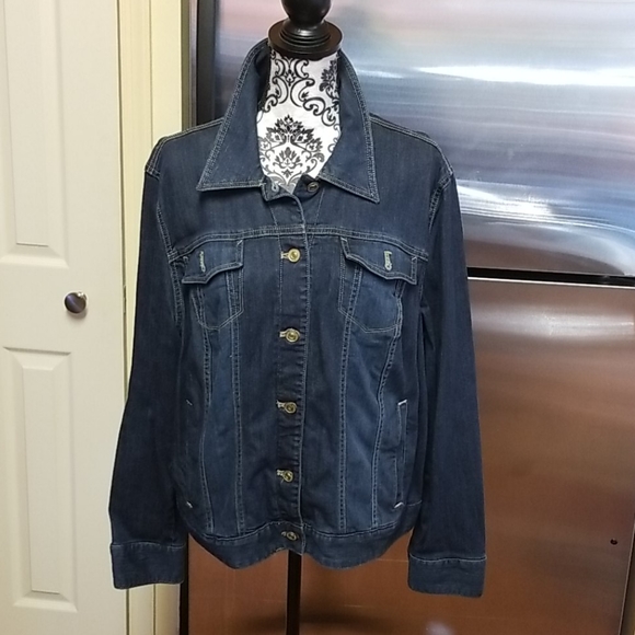 Izod Jackets & Coats Izod Womens Jean Jacket Poshmark
